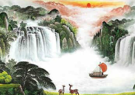 客厅风水画