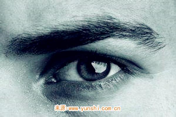 男人眉毛短而淡好吗