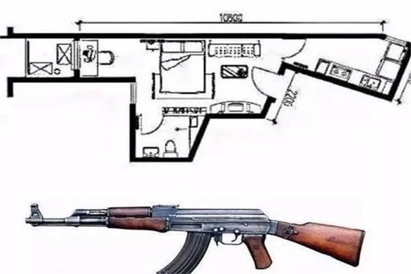 枪煞户型图图片