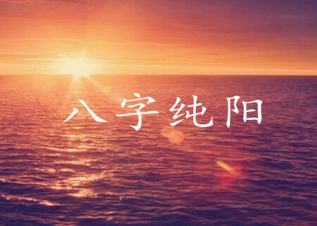 八字纯阳是什么意思