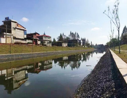 屋后河流风水图解图片