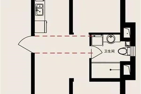 客厅门对厕所门好不好