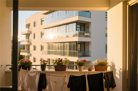 阳台对面有尖角如何化解